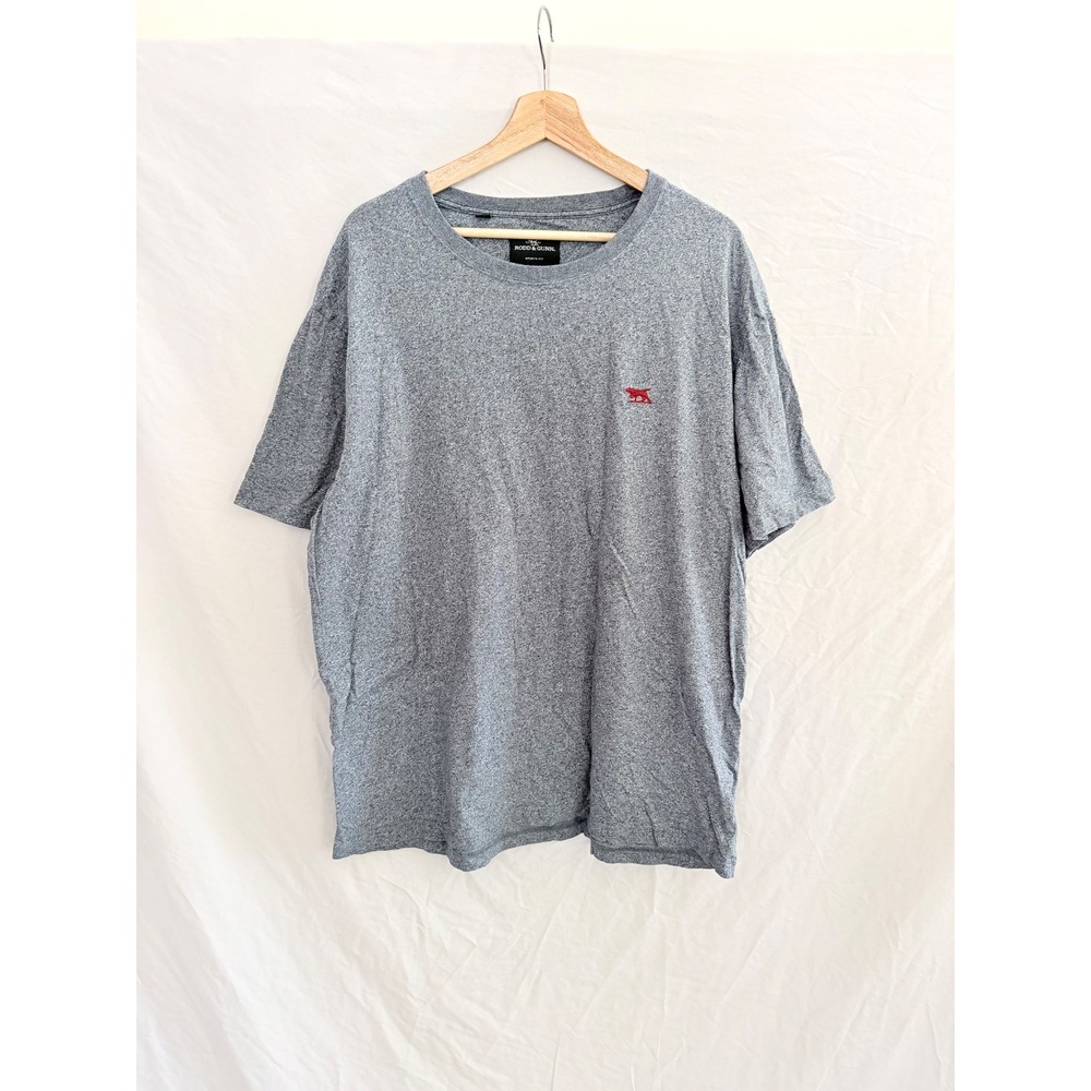 Rodd & Gunn T-Shirt Mens Blue Gray Sports Fit Australian Cotton Logo 2XL - Picture 1 of 6